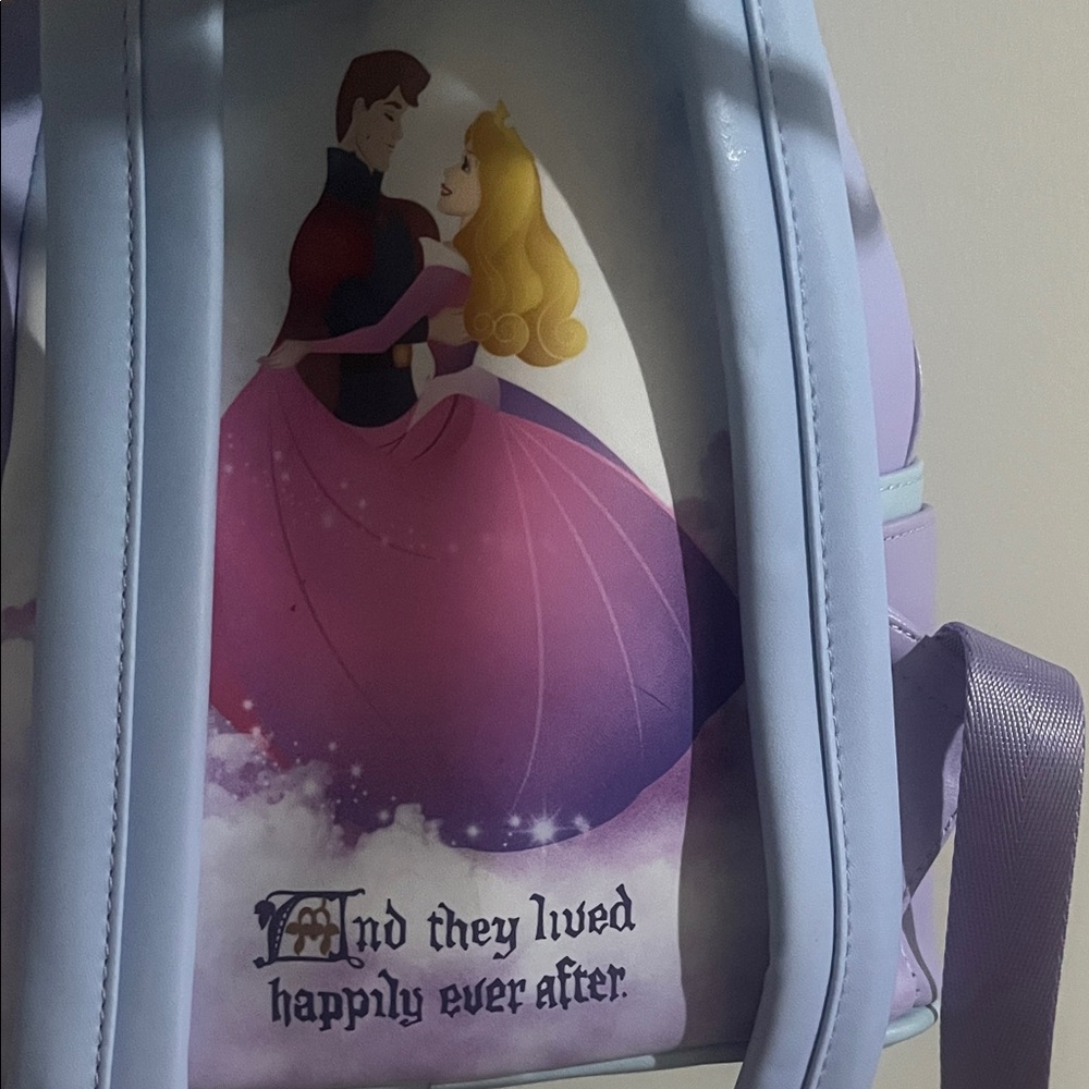 Loungefly Disney Sleeping Beauty Backpack - Purple and Blue - Picture 6 of 7